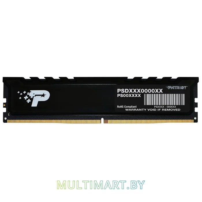 Оперативная память Patriot Signature Premium Line 8GB DDR5 PC5-41600 (PSP58G520081H1)